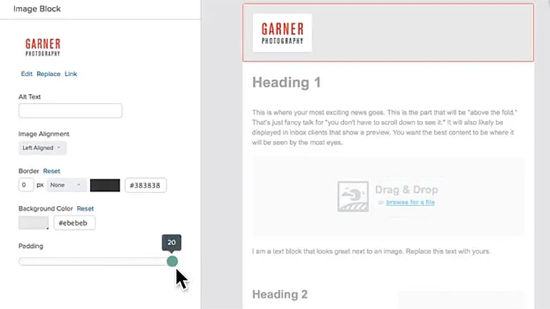 Captura de tela da ferramenta de email marketing grátis da Benchmark