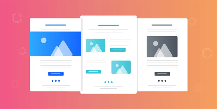 Email marketing mistakes - email layouts Email layouts