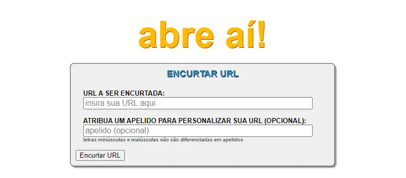 Encurtador de link Abre.ai