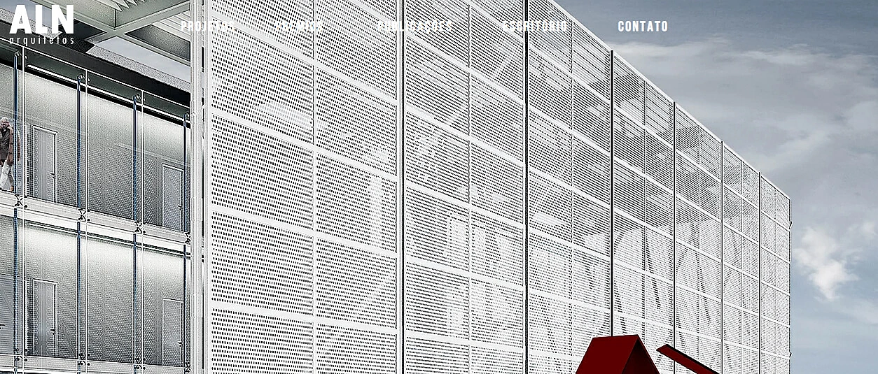 Foto do site do escritório de arquitetura ALN Arquitetos