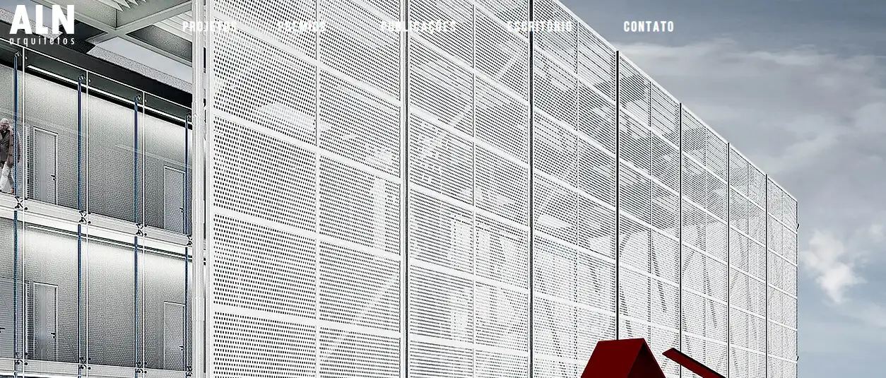 Foto do site do escritório de arquitetura ALN Arquitetos