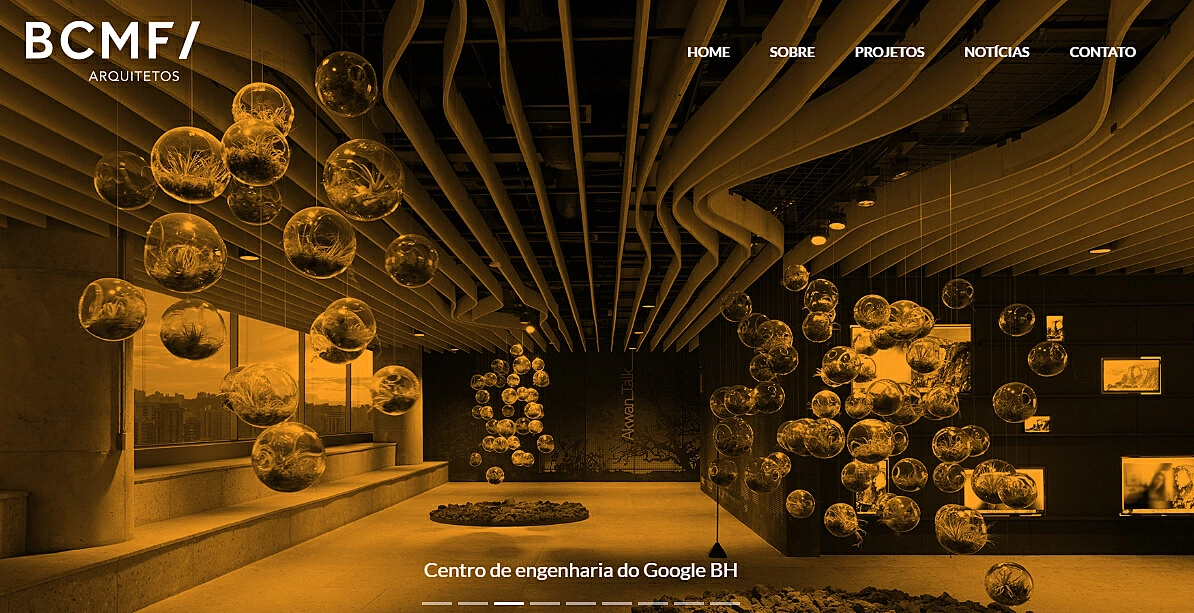 Foto do site do escritório de arquitetura BCMF Arquitetos