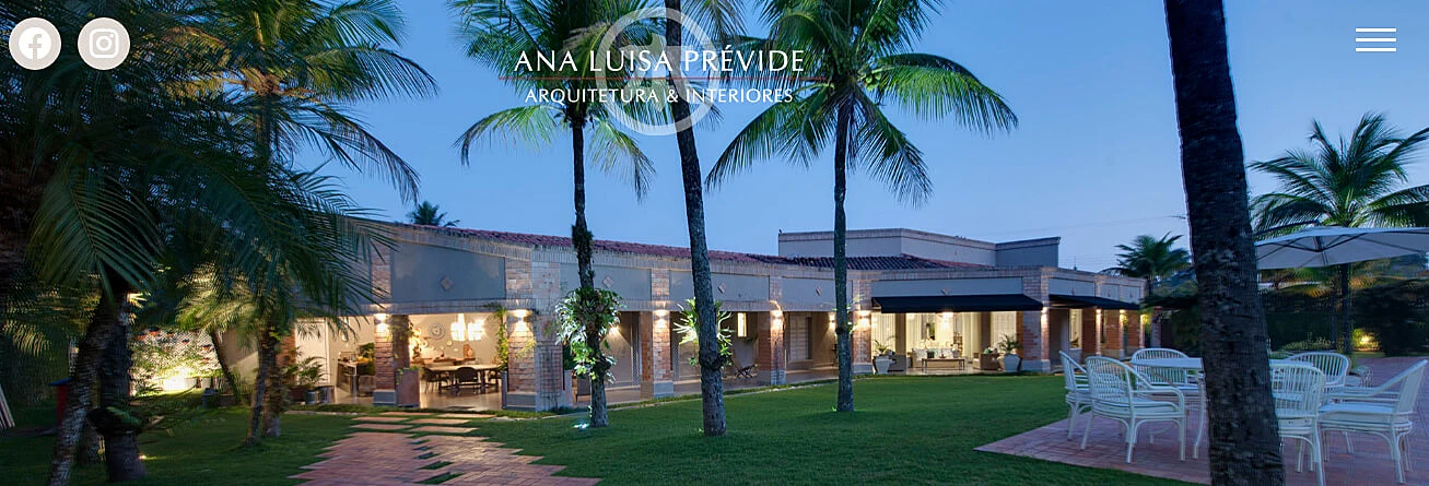 Foto do site do escritório de arquitetura Ana Luisa Prévide