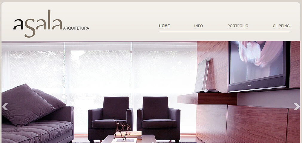 Foto do site do escritório de arquitetura Sala Arquitetura