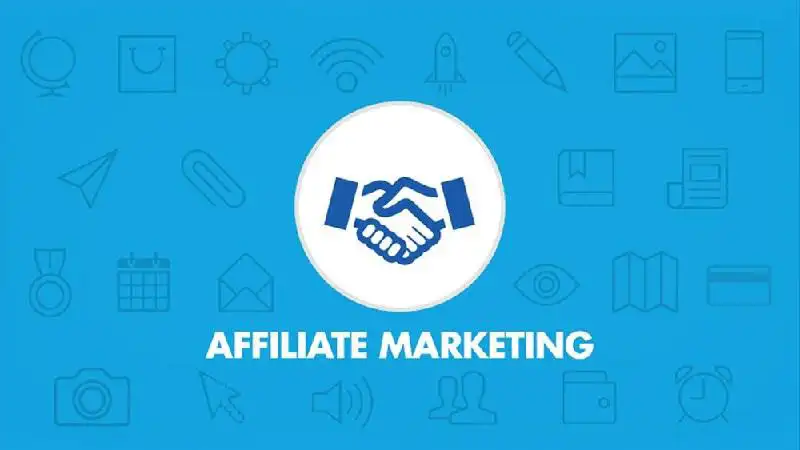 Estrategias de marketing digital Imagen con texto "programas de afiliados", como estrategia de marketing digital