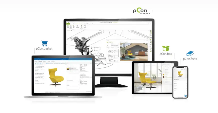 Captura do site pCon Planner