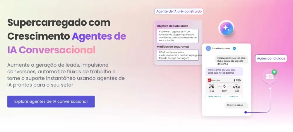 Captura de tela do Gupshup