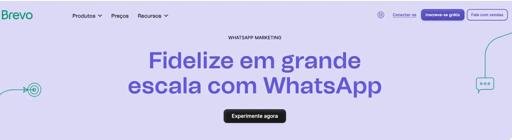 Captura de tela do Brevo