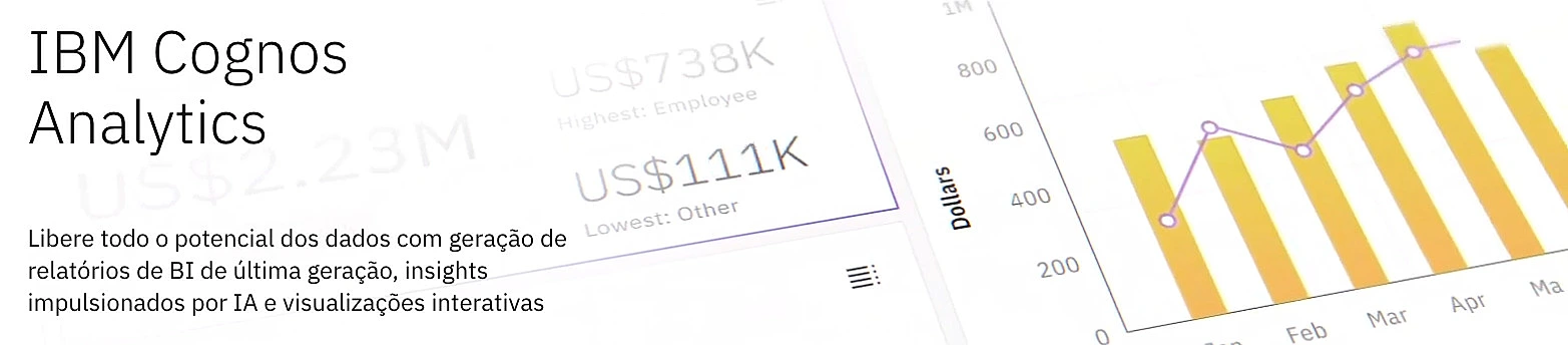 Captura de tela do IBM Cognos