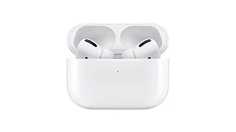 imagem de um fone de ouvido AirPods Pro na cor branca