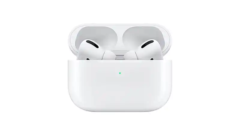 imagem de um fone de ouvido AirPods Pro na cor branca