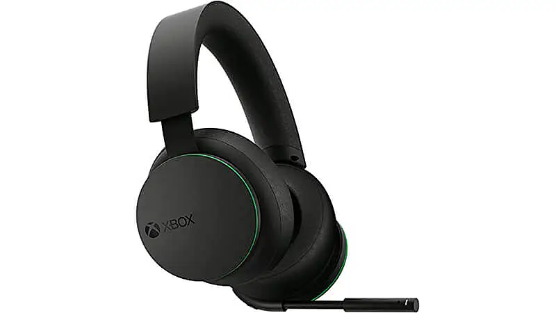 imagem que mostra um fone gamer Xbox na cor preta de lado