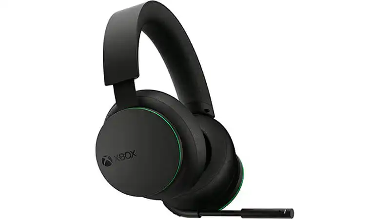 Fone Gamer Xbox imagem que mostra um fone gamer Xbox na cor preta de lado