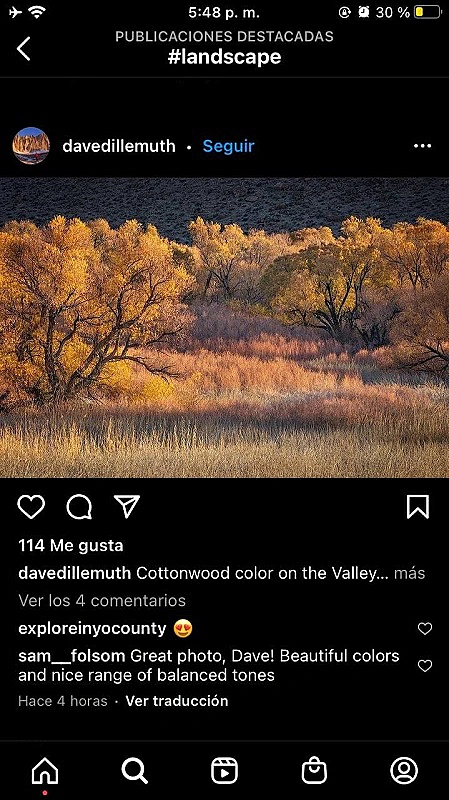 Fotos Landscape en Instagram