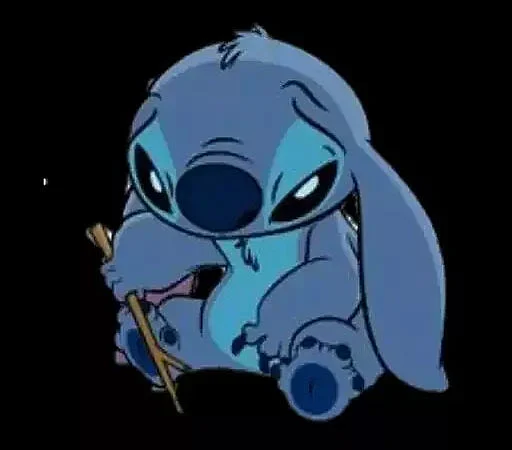 Imagem do Stitch triste
