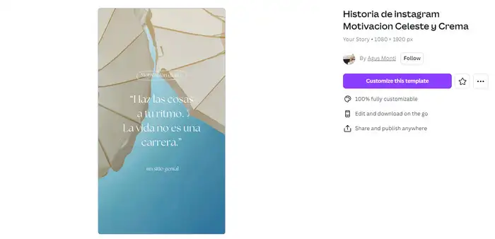 frases de aliento con canva