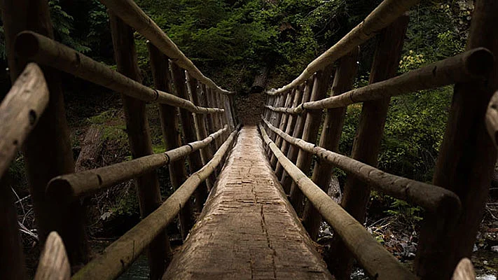 Foto de una foto suspendida