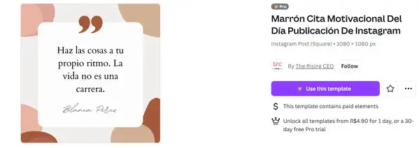 Frases motivadoras para seguir adelante en canva