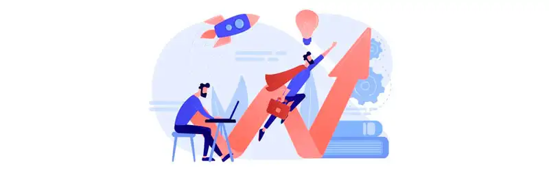 Pessoa avaliando seus objetivos