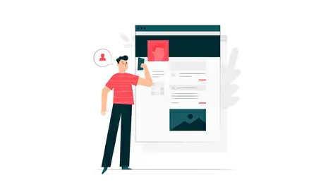 Social media utilizando uma caneta para escrever frases para perfil do Instagram em seu smartphone