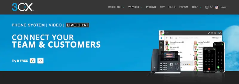 3CX website