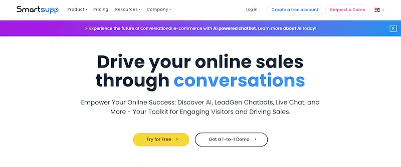 Smartsupp website