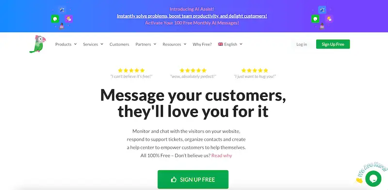 Tawk website