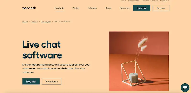 Zendesk website