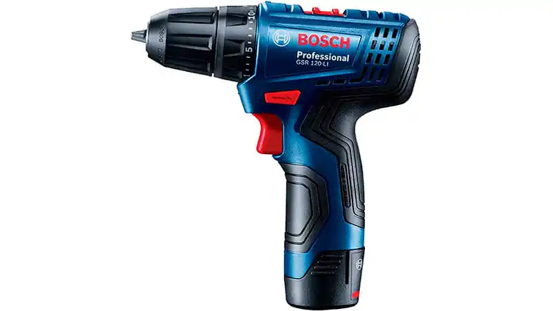 imagem de uma furadeira e parafusadeira Bosch