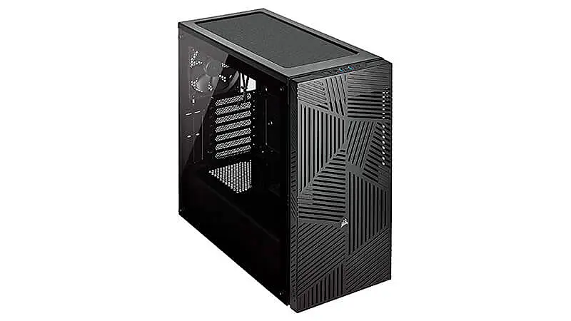 imagem de um gabinete gamer Corsair Carbide na cor preta