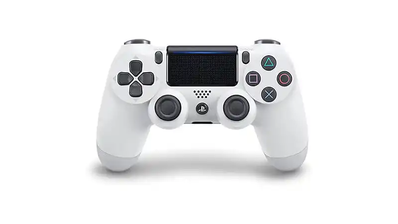 Gamepad Dualshock 4 imagem de um gampad Dualshock 4 de Playstation 4 na cor branca