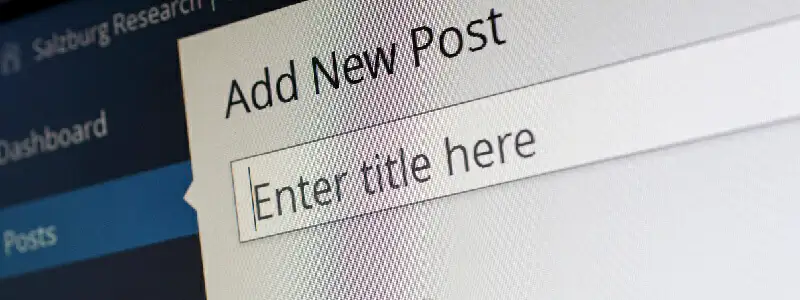 1 captura de tela de uma publicação sendo feita em um blog