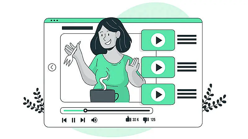 imagem de uma pessoa sendo gravada em um estúdio