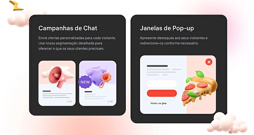 Captura de tela do site Jivo Marketing