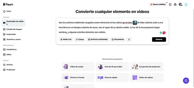 Generador de Video a partir de Fotos con IA