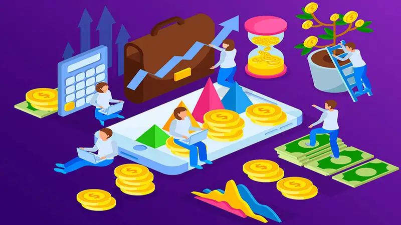 Dupla ao lado de um relatório e uma calculadora