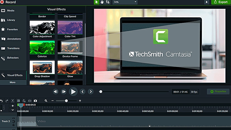 Como grabar la pantalla del ordenador con Camtasia