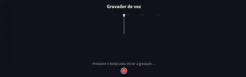Captura de tela do programa de gravação da Vocal Remover