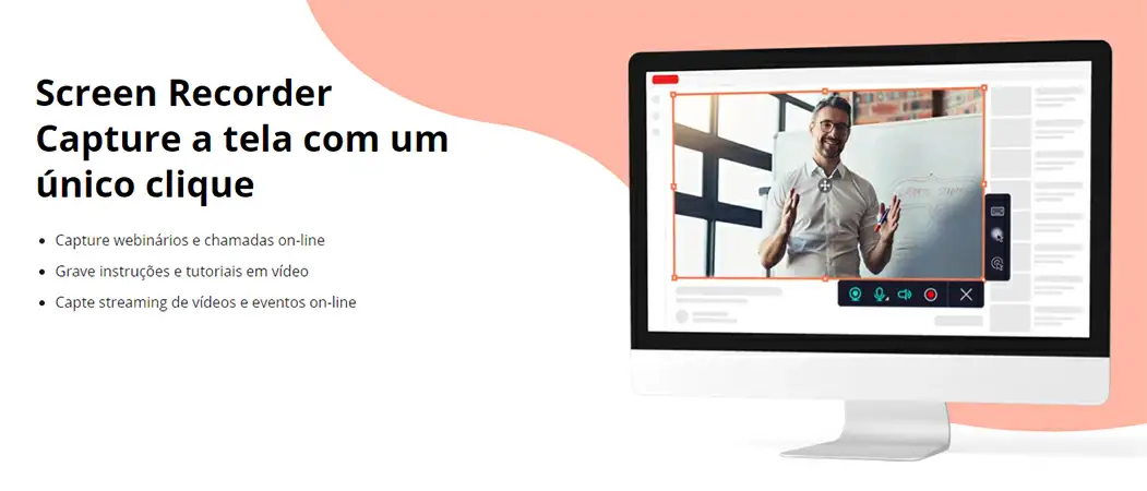 Movavi Screen Recorder Banner do Screen Recorder da Movavi