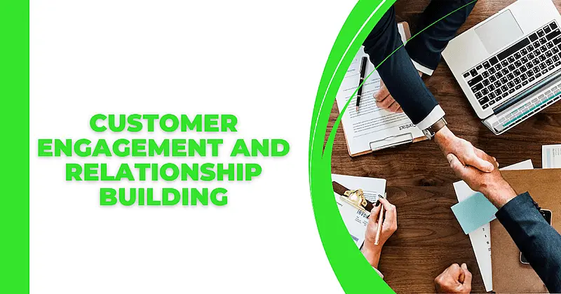 The image shows two people shaking hands.