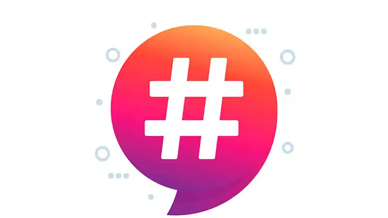 hashtags para instagram Ilustração de uma Hashtag e o ícone do Instagram