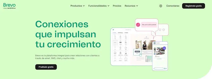 Brevo homepage