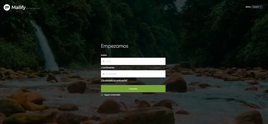 Mailify homepage