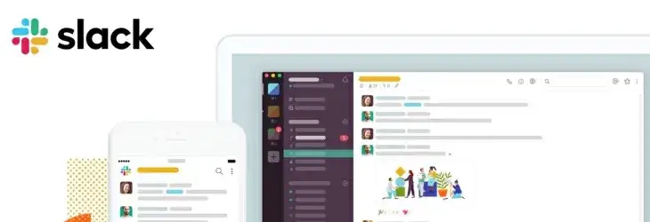Printescreen mostrando o funcionamento do Slack 