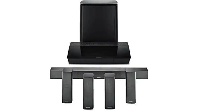 imagem de um home theater Bose System 650 com 6 peças