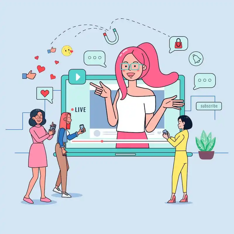 How social media trends are shaping consumer habits - viral trends Vogger illustration