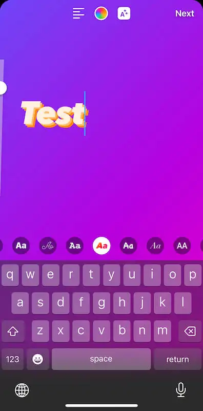 Story page
