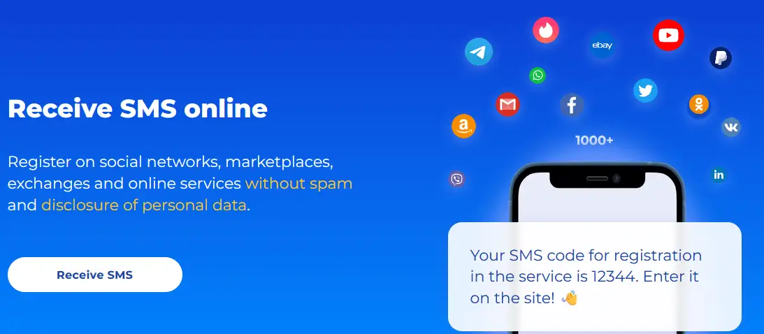 Receive SMS online