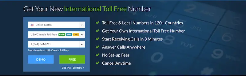 VirtualPhone website