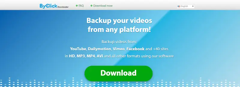How to download music from YouTube ByClick Downloader ByClick Downloader home page